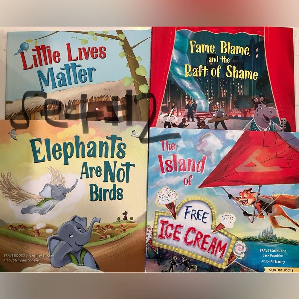 Children's Book Set with Colorful Covers